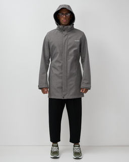 Парка спортивная мужская с капюшоном softshell серого цвета 9565Sr - Mtforce фото 17