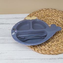 Тарелка "Whale", blue