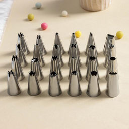 Набор кондитерский, 28 предметов: 24 насадки, 3 адаптера, набор кондитерских мешков 50 шт - Simaland фото 3