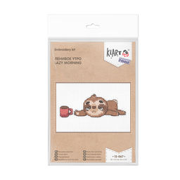 Klart набор для вышивания 12-067 Ленивое утро 13 х 5.5 см