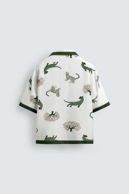 ANIMAL PRINT SHIRT - Zara фото 4