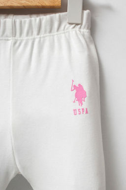 K_z Bebek Beyaz Pijama Tak_m_ 3l_ Set