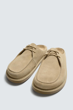 ZUECO PIEL / Beige - Zara фото 5