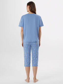 КОМПЛЕКТ ЖЕНСКИЙ (ФУТБОЛКА, БРИДЖИ) - Mark formelle фото 2