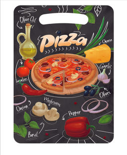 Цена за 2 шт. Доска разделочная с картинкой Ф-16