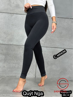 Лосины, эластан, с мехом - Bruno фото 5