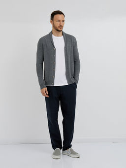 мужской базовый кардиган на пуговицах - Glenfield фото 5