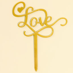 Топпер Любовь, цвет серебро - Страна карнавалия фото 5