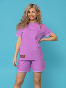 Костюм женский, цвет фиолетовый