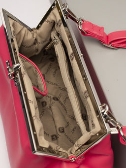 LACCOMA сумка Фиона-Ф826-арбузный эко кожа хлопок фото 4