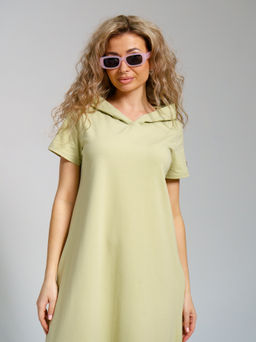 970 Платье-мантия"Олива"