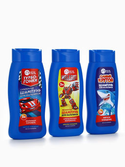 Шампунь детский для мальчиков «Мегакрутой шампунь», аромат апельсиновое мороженое, 250 мл, Чистое счастье