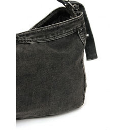 Сумка женская текстиль JN-76-8182, 1отд, плечевой ремень, черный jeans SALE 261810 - Bobo фото 9