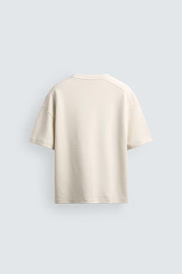 SUDADERA RELAXED FIT INTERLOCK / Blanco roto - Zara фото 8