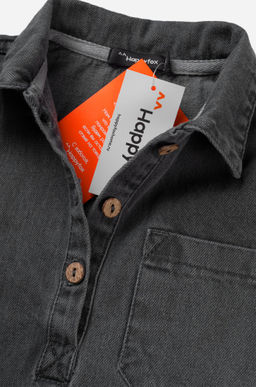 Джинсовое платье с коротким рукавом для девочки Happyfox - Happy fox фото 4