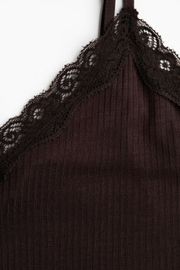 Top de tirantes con detalles de encaje - H&m фото 4