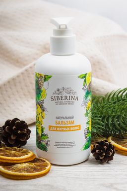 Бальзам "Для жирных волос" SIBERINA