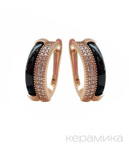 Серьги с керамикой