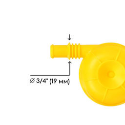 Цена за 2 шт. Распылитель-дождеватель, штуцер под шланг, пика, пластик, «Улитка», Greengo
