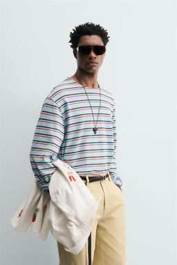 CAMISETA JACQUARD RAYAS / rayas