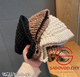 Зимняя теплая шерстяная повязка на голову - Bruno фото 6