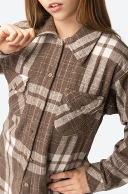 Теплая удлиненная рубашка для девочки Happy Fox фото 7