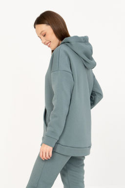 Джемпер женский 323L17-WB т.полынь худи,толстовка - Solo mio фото 3