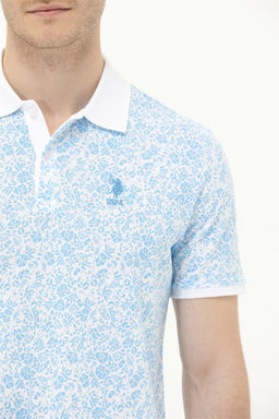 Мужская бирюзовая футболка с воротником-поло Неожиданная скидка в корзине - U.s. polo assn фото 7