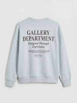 Bask?l? Oversize Kad?n Sweatshirt