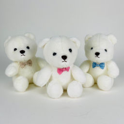 Мягкая игрушка Мишка белый с бантом 20 см (арт. 3846/22)