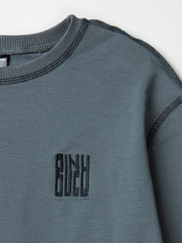 Свитшот облегченный Маренго с принтом 7+ - Bungly фото 5