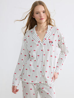 Minnie Mouse Bask?l? Kad?n Pijama Tak?m