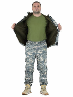 Удлиненный утепленный демисезонный костюм Forest trail Cifra для активного отдыха (горка на флисе) - Rax фото 6