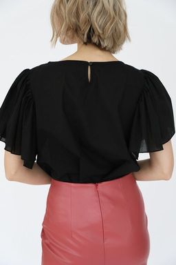 Юбка-карандаш из искусственной кожи - Looklikecat фото 4