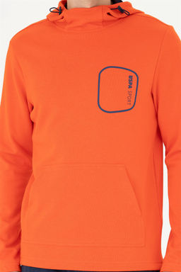 Мужской оранжевый свитшот - U.s. polo assn фото 6