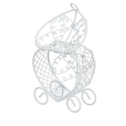 Миниатюра садовая Blumentag MET-400 Карета металл 7 х 7 см 01 Белый