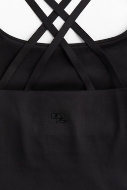 Top de deporte en DryMove con sujetador integrado - H&m фото 6