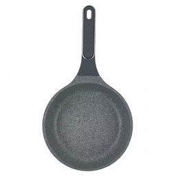 Сковорода с антипригарным покрытием Denim д20см, s4мм, индукционное дно д14см, s1,5мм, литой алюминий, 2-х слойное антипригарное покрытие WISTONE с эффектом гранитной крошки, бакелитовая ручка с покрытием soft-touch, Regent (Китай) Подходит для - Домашняя мода фото 2