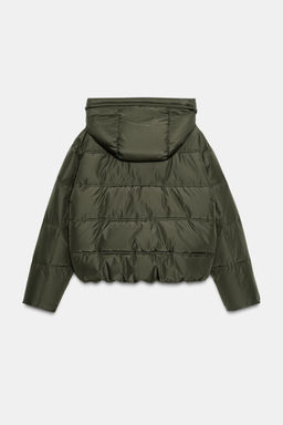 SHORT HOODIE WATER AND WIND PROTECTION ANORAK - Zara фото 9