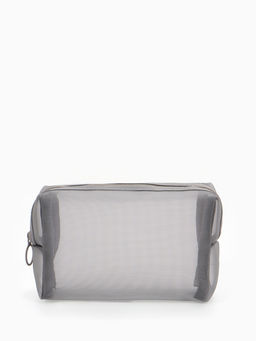 Косметичка дор Сетка 18*7,5*10, отд на молнии, серый