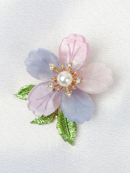 Брошь Цветок / 5486 P /уп 12/