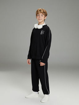 Bisiklet Yaka Erkek ?ocuk Sweatshirt