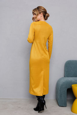 Платье AMORI 9822 горчица  фото 3