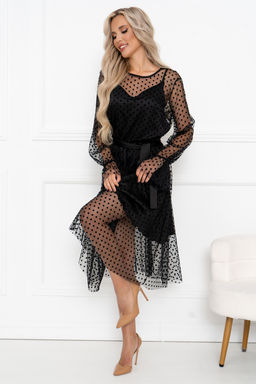 Платье Open Style 6386 черный