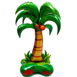 Воздушный шар фольгированный 63" «Пальма», на подставке, под воздух