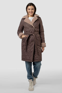 05-2109 Куртка женская зимняя (пояс) - El podio фото 2