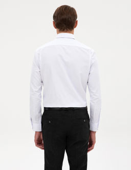 Beyaz Slim Fit Uzun Kollu Basic G_mlek - Pierre cardin фото 5