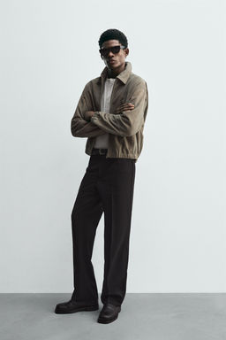 SUEDE LEATHER JACKET - Zara фото 4