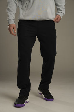 Брюки трикотажные утепленные Черный