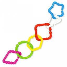 Погремушка "Цепочка" 12,5х2,5х22см, полистирол, пп пакет, "Stellar" (Россия)